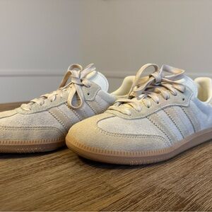 Adidas Cloud White Leather Sneakers